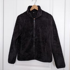 Uniqlo Black Fleece Zip Up Sweater